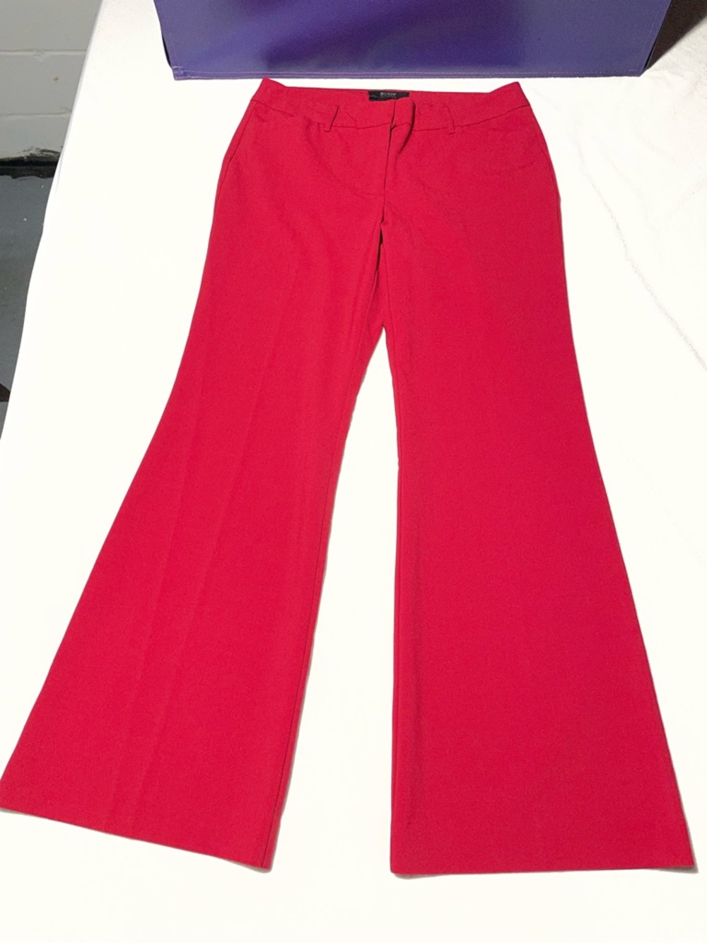 Victoria's Secret Bright Red Flared Dress Pants